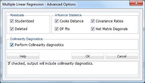 Multiple Linear Regression Example | solver