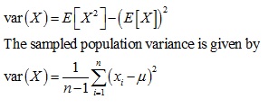 PsiVariance Statistic Function