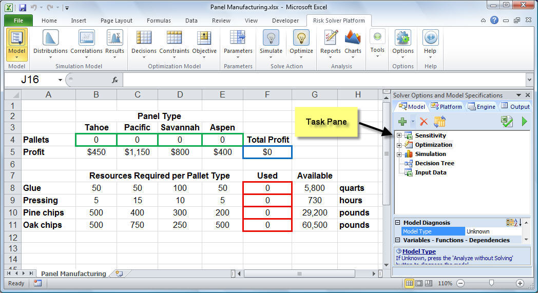 Premium solver platform for excel